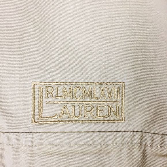 LAUREN RALPH LAUREN Men Beige Button Up Long Sleeve Shirt M LRLMCMLXVII (1967) - Picture 4 of 11